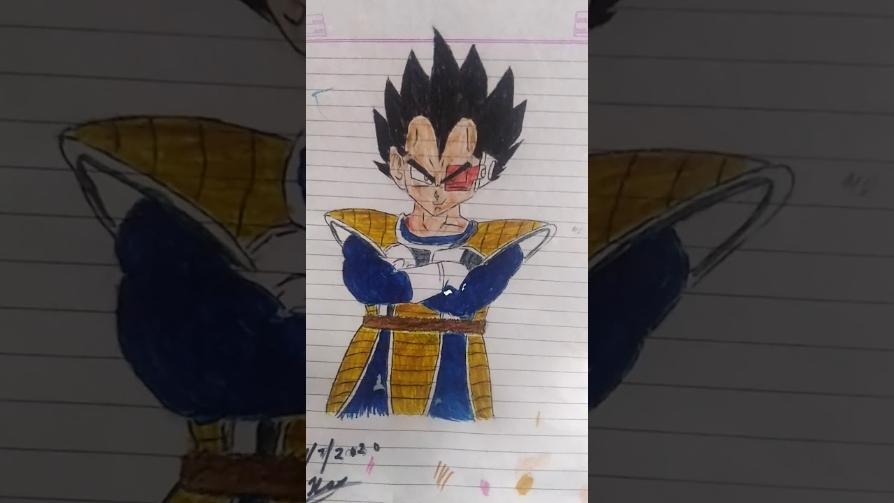 My tolg art DBZ drawing - YouTube