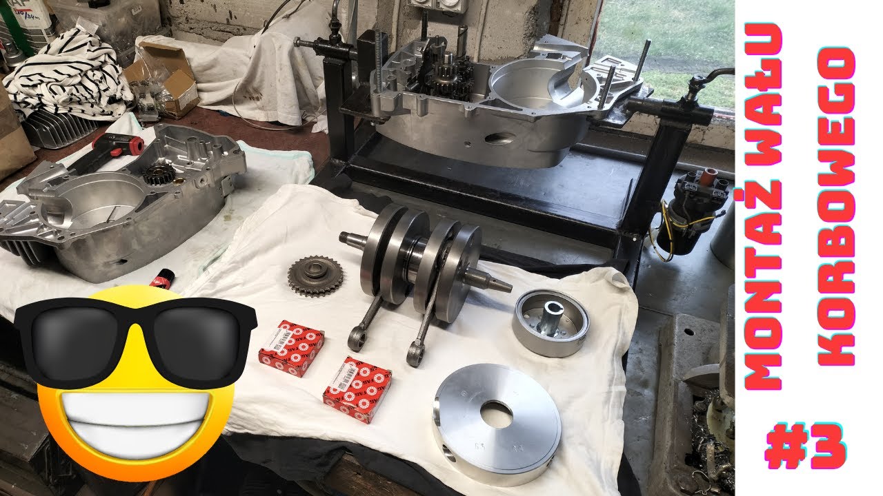 CEZET 250/350 ( SILNIK 623, 634,) modele 471/472 I POCHODNE cz.3 MONTAŻ WAŁU KORBOWEGO