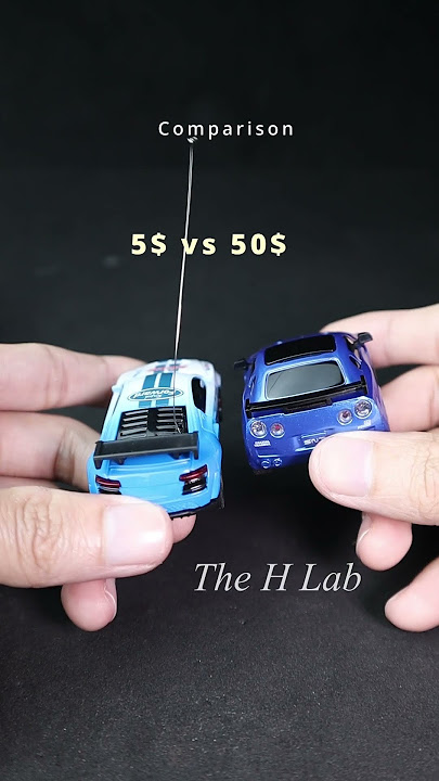 5$ vs 50$ RC cars | The H Lab #shorts