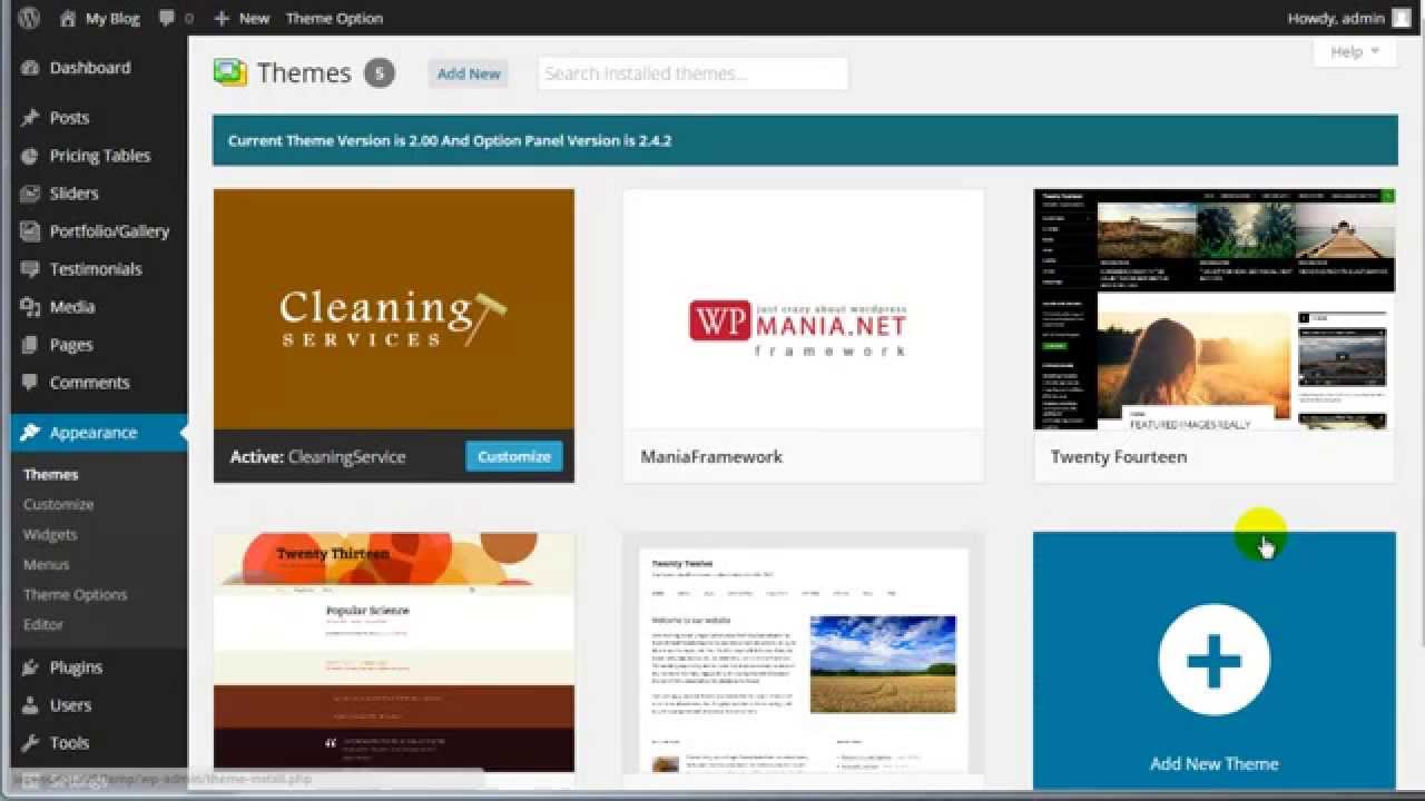 WpMania.Net: Import sample data and making your site just like demo sites
