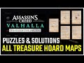 Assassin&#39;s Creed Valhalla - All Ireland Treasure Hoard Map Locations (Puzzles &amp; Solutions)