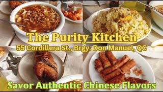 Uplift you Mood with Good Food! Savor Authentic Chinese Flavors! The Purity Kitchen is Now Open!