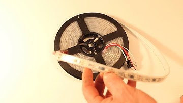 Smart / Pixel LED RGB Strip 60 LEDs/m 20 Pixels/m  12v / 2811 / 72w - White PCB