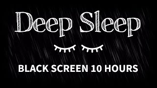 10 Hours of Deep Sleep | Sleep Music for Relaxing, Binaural Healing Frequencies | Black Screen
