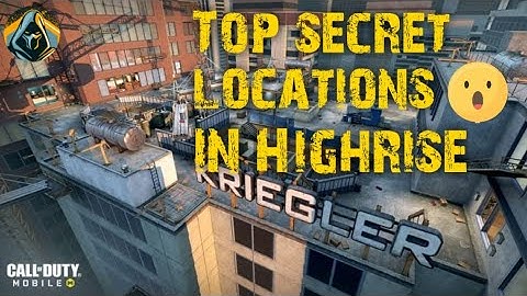 Top secret locations and glitches in new map Highrise|Cod Mobile
