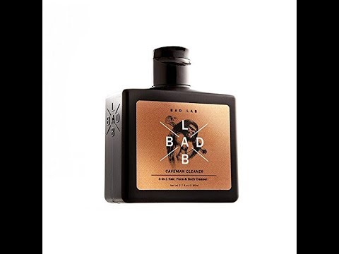 Bad Lab Caveman Cleaner 3 in 1 Hair, Face and Body Wash for Men - YouTube