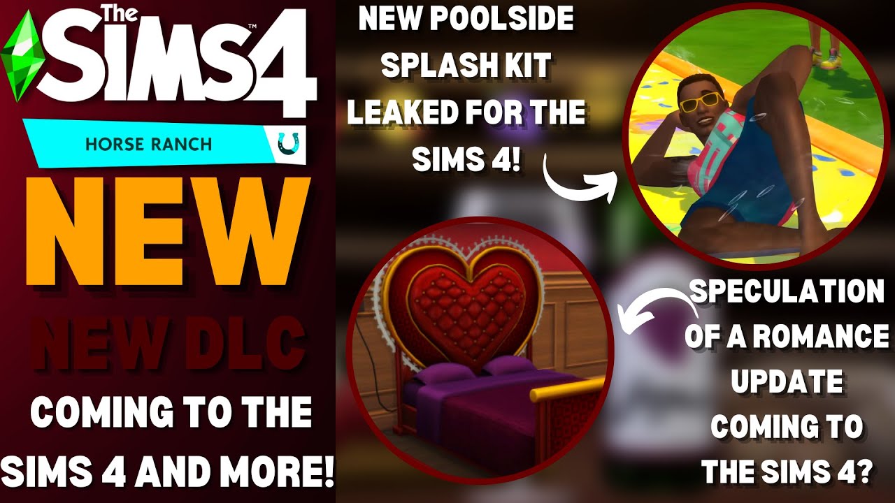 Possible Romance Update Coming To The Sims 4? New Poolside Splash Kit Leaked, & More!