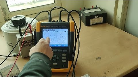 Measurement of Power & PF of R Load by using wattmeter and Power Quality Analyser (part 1)