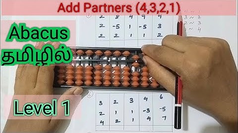 Add Partners (4,3,2,1)//Daily Practice//Abacus level 1//Abacus Learning