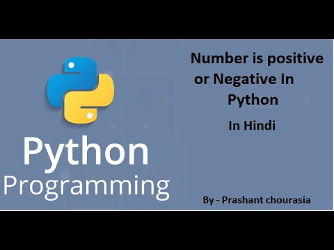 Lecture: 15 Check Number is positive , negative or zero in Python In ...