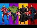 Who will win this epic superheroes color dance challenge