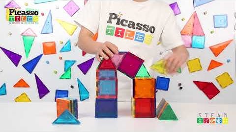 How to Build A DIY Horse! PicassoTiles PicassoToy IDEA BOOK Magnetic Building Tile STEM Magnet Kit