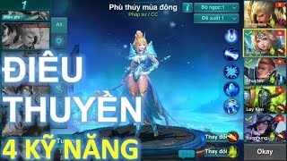 Heroes Arena - Phù thủy mùa đông phiên bản tướng 4 kỹ năng của Điêu Thuyền