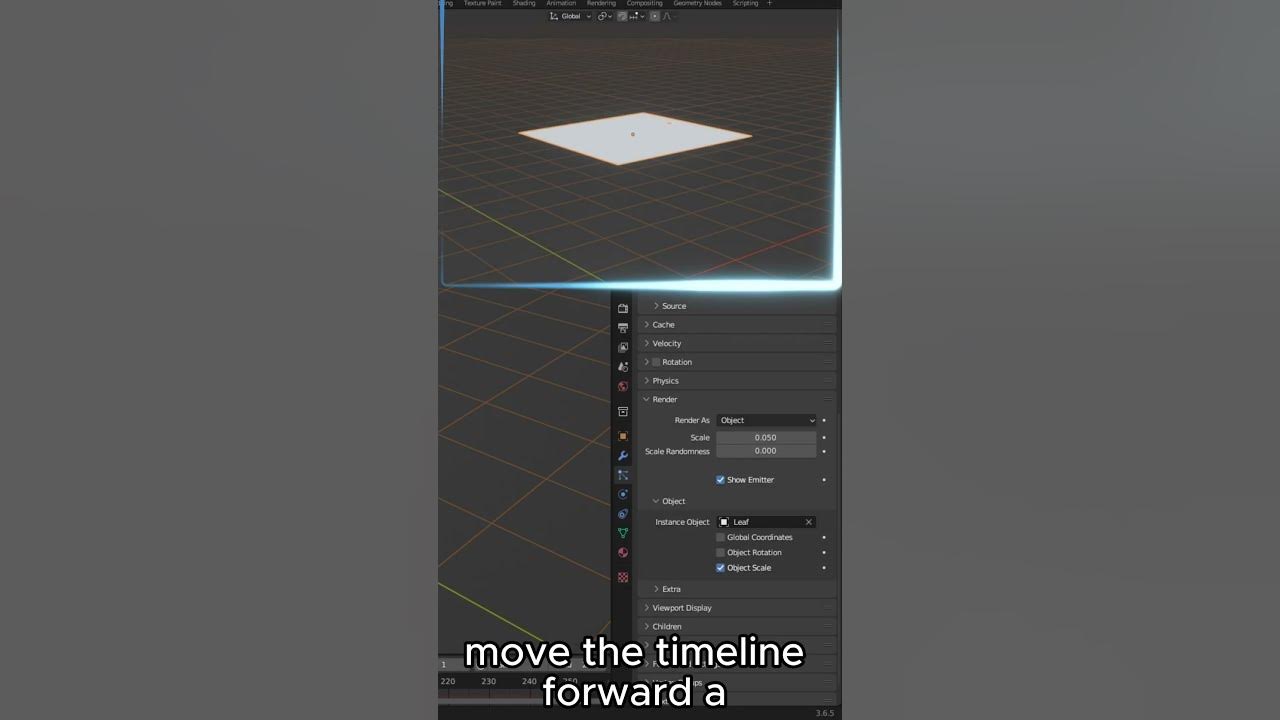 create-falling-leaves-in-blender-in-1-minute-youtube