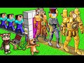 SECRET UPGRADE of CLOCKMAN TITAN in MULTIVERSE of SKIBIDI TOILET vs DRILLMAN in MINECRAFT animation