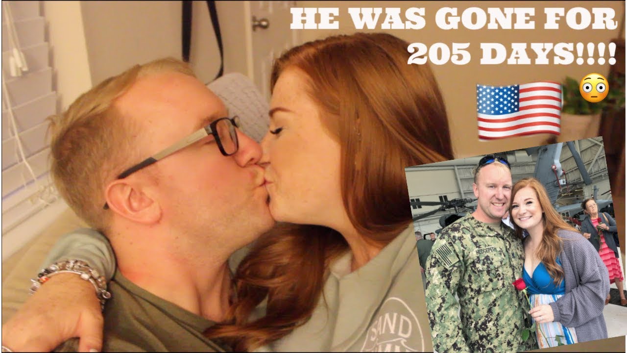 HUSBANDS MILITARY HOMECOMING!!! 205 long days | christinavlogs