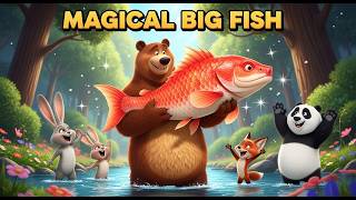The Magical Fishing Adventure Bear, Fox, Rabbit Panda Cartoon Story