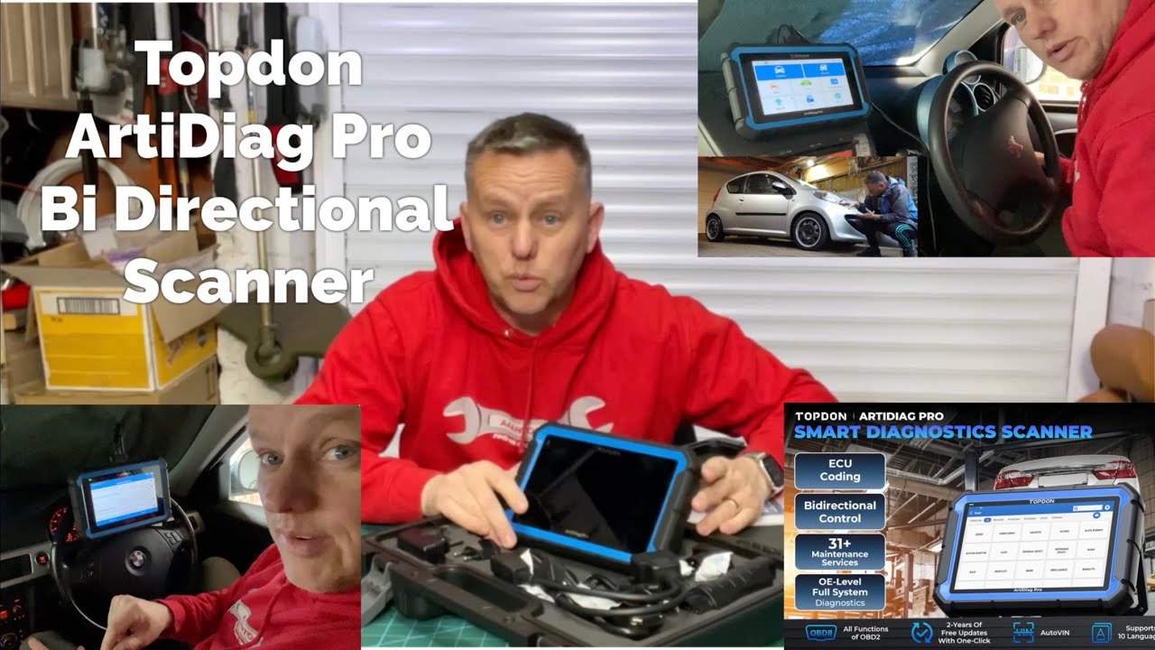 Topdon ArtiDiag Pro Bi-Directional Scanner – ECU Coding & Body Module ...