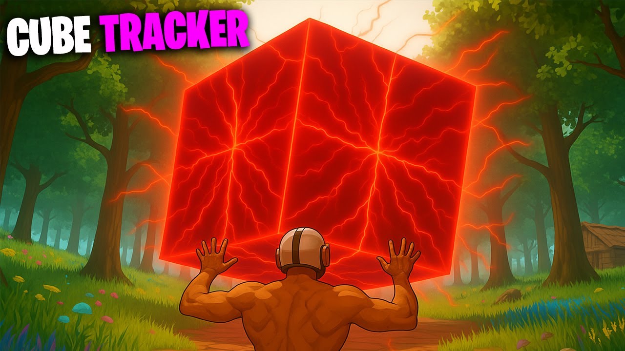 FORTNITE : THE RED CUBE EVENT ( MOVMENT TRACKER COUNTDOWN ) LIVE MUSIC FOR DA BOYZ