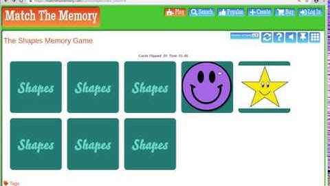 Match The Memory - Game Play
