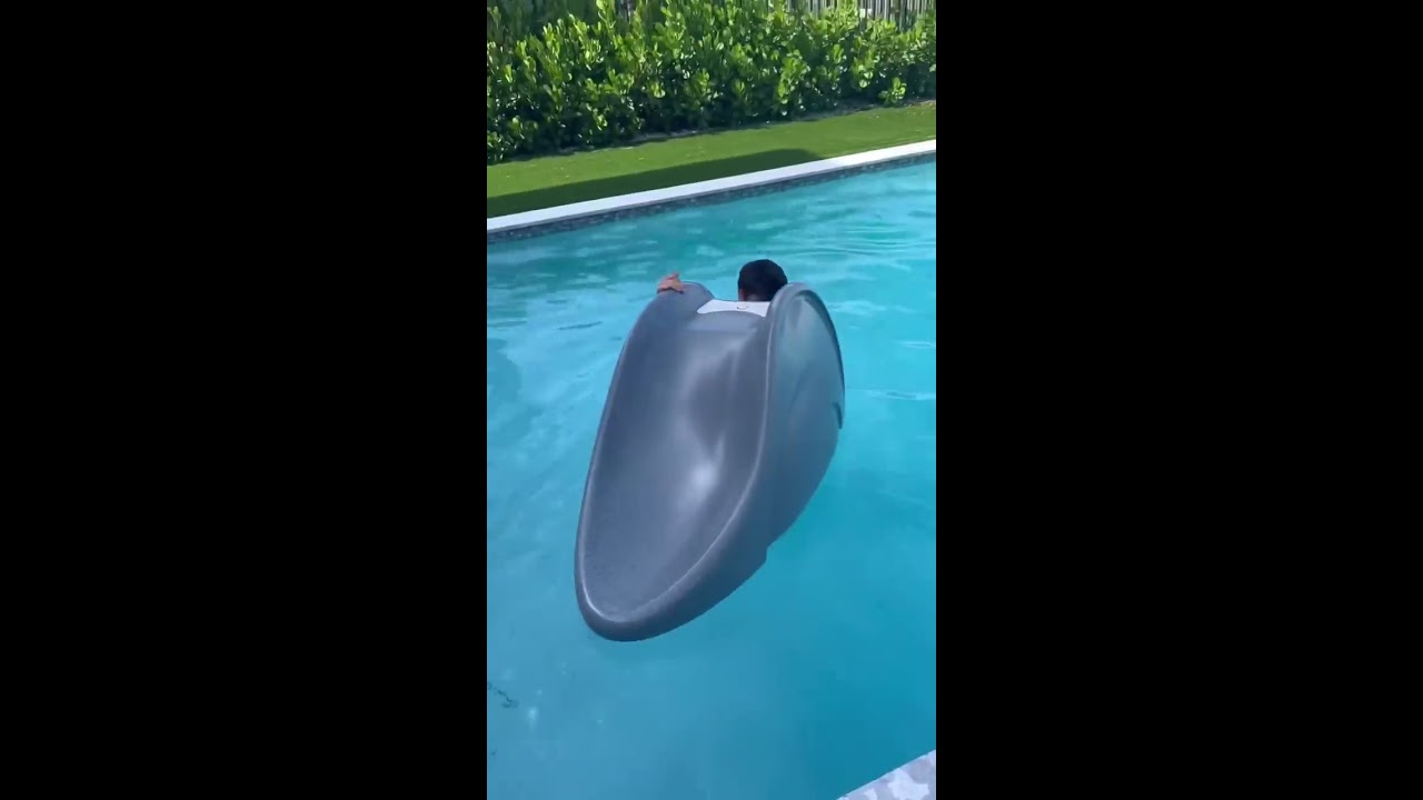 Setting Up Our New Pool Slide Shorts