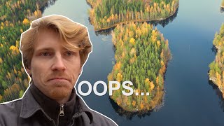 Building A Mini Log Cabin On Our Island Ep.2 | (we Lost The Camera)