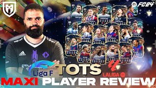 MAXIREVIEW TOTS LALIGA e LIGA F | RODRYGO LEWANDOWSKI ARAUJO  KOUNDE ATHENEA CARMONA CANCELO | FC24