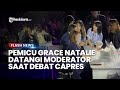 KLARIFIKASI GRACE NATALIE Datangi Meja Moderator Debat Capres saat Jeda Iklan, KPU Sebut Tak Tepat