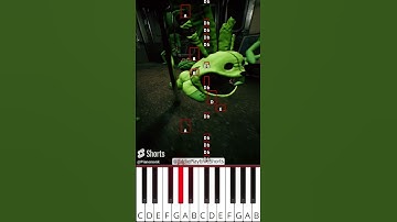 Smiling Critters - Hoppy Hopscotch is so silly (@EddiePlaytimeShorts) - Octave Piano Tutorial