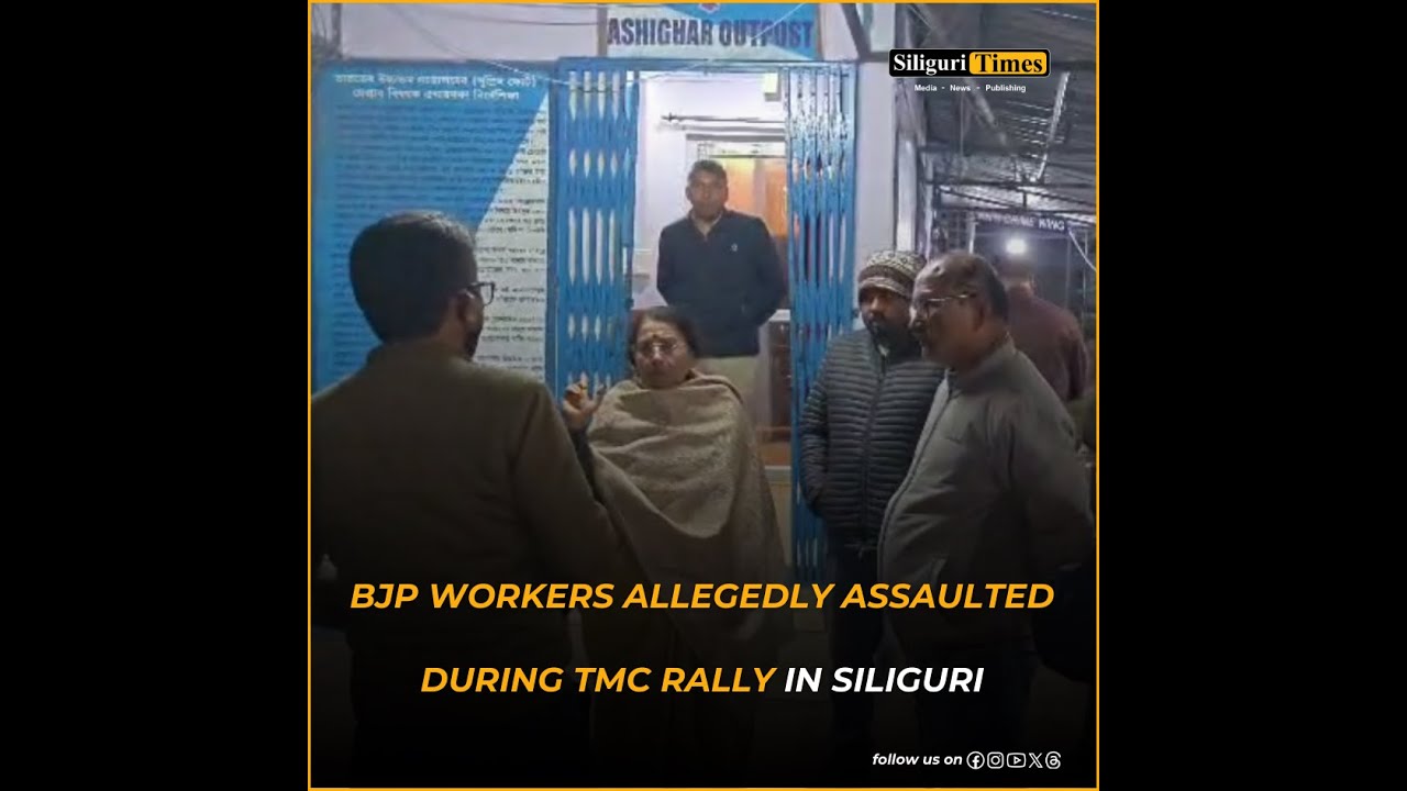 Сообщается, что активистов партии BJP избили за скандирование «Джай Шри Рам» во время митинга пар...