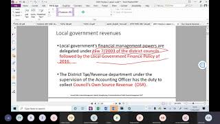 DRM Module 2 Lesson 4 Local Government Revenues and Modern concepts 1