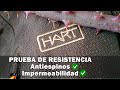 Prueba resistencia de la ropa hart armotion xhp