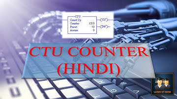 LESSON-15 PLC PROGRAMMING; COUNTER UP (HINDI)