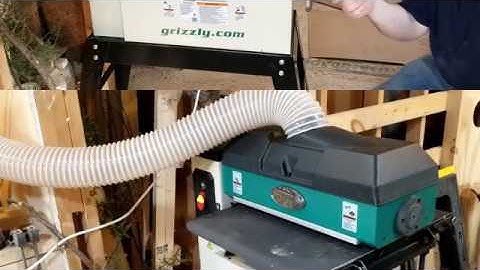 Grizzly 18/36 Drum Sander Assembly and First Use