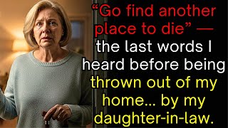 My daughter-in-law brought her family and kicked me out: “Go find another place to die...”