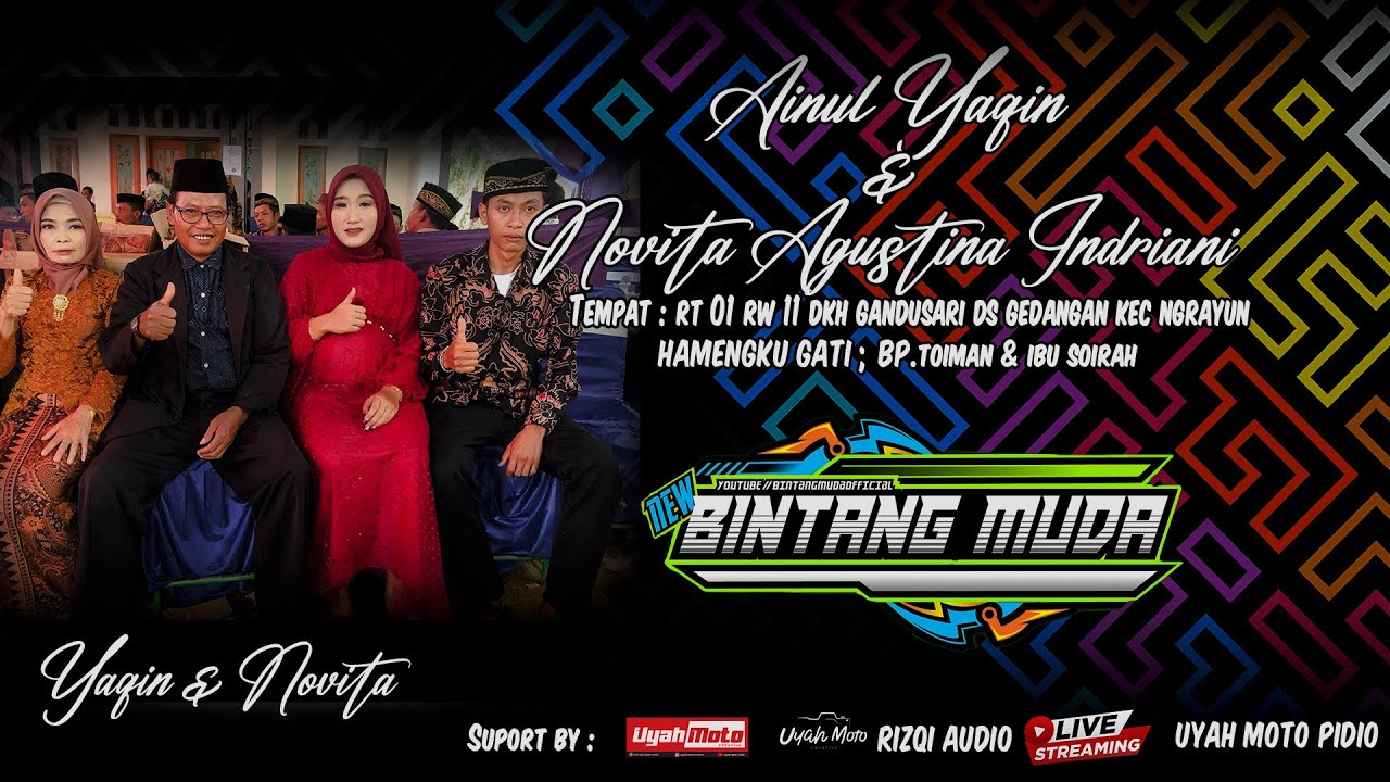 LIVE! BINTANG MUDA MUSIC - NOVITA & YAQIN DIKED BP.TOIMAN - 25 APRIL 2025 RIZQI AUDIO