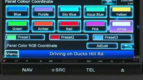 Multimedia Display Panel Color Coordinate