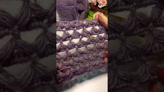 Look how easy it is to crochet in an original way! Link to full video at bottom of screen #shorts