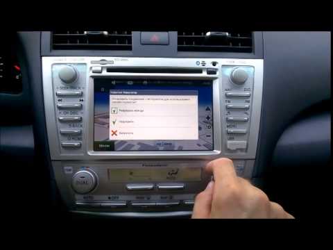 Как настроить штатную магнитолу камри 40