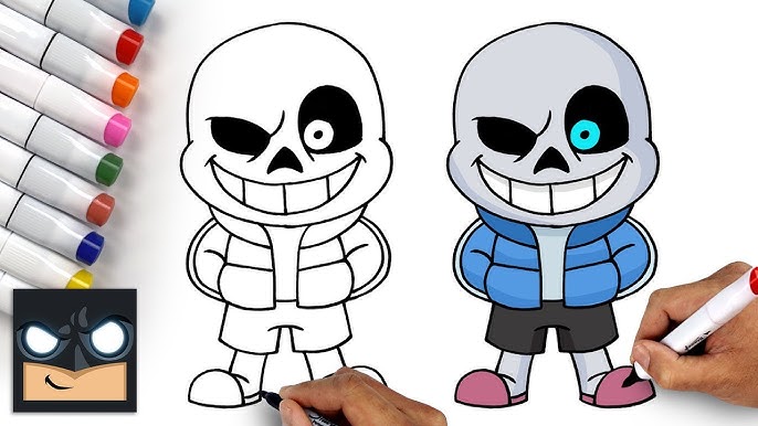 How to Draw Killer Sans from Undertale 