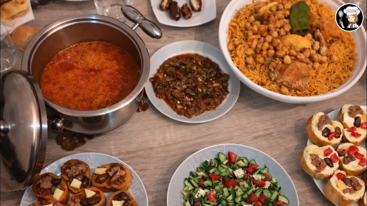 دبارة رمضان 11 🌙☪️/ مائدة رمضانية من الشربة للبريك