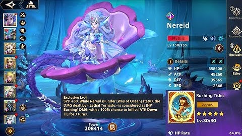 IMR Infinite Magicraid Nereid Buffs and Echo