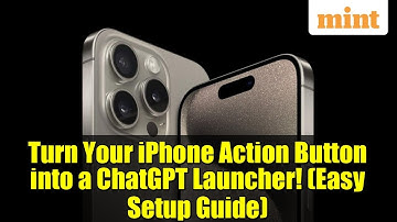 Turn Your iPhone Action Button into a ChatGPT Launcher! (Easy Setup Guide)