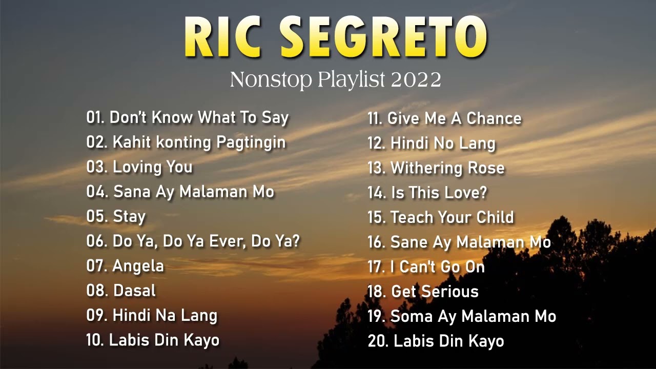 Ric Segreto Greatest Hits - Ric Segreto songs Collection