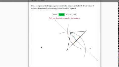 Delta Math: Constructing Medians and Altitudes of Triangles
