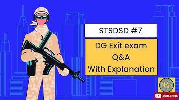 STSDSD   D G Shipping  Exit exam Q&A part 7