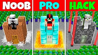 ¡SOBREVIVE AL APOCALIPSIS ZOMBIE EN DIRECTO! 😱🔴 BASE SEGURA NOOB vs PRO vs HACKER en MINECRAFT