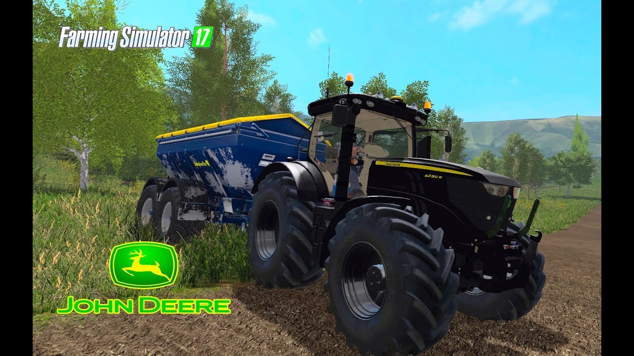 Farming Simulator 2017.КОЛХОЗ ИМ. МИЧУРИНА. Трактор JOHN DEERE 6230R.TFS DH BY BONECRUSHER6.