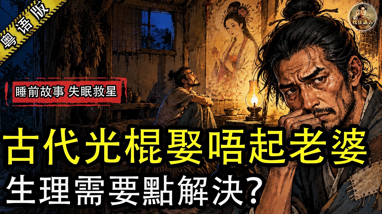 古代每5個男人就有1個終身光棍!娶唔起老婆,生理需要點解決?有人竟靠「租妻」過日子【枕住講古】粵語歷史故事 睡前故事 安神助眠 縮圖