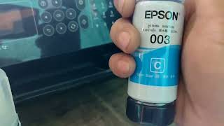 Tungkol sa pag refill ng tinta at ayaw bumaba ng tinta sa ink tank ng | Epson L5190